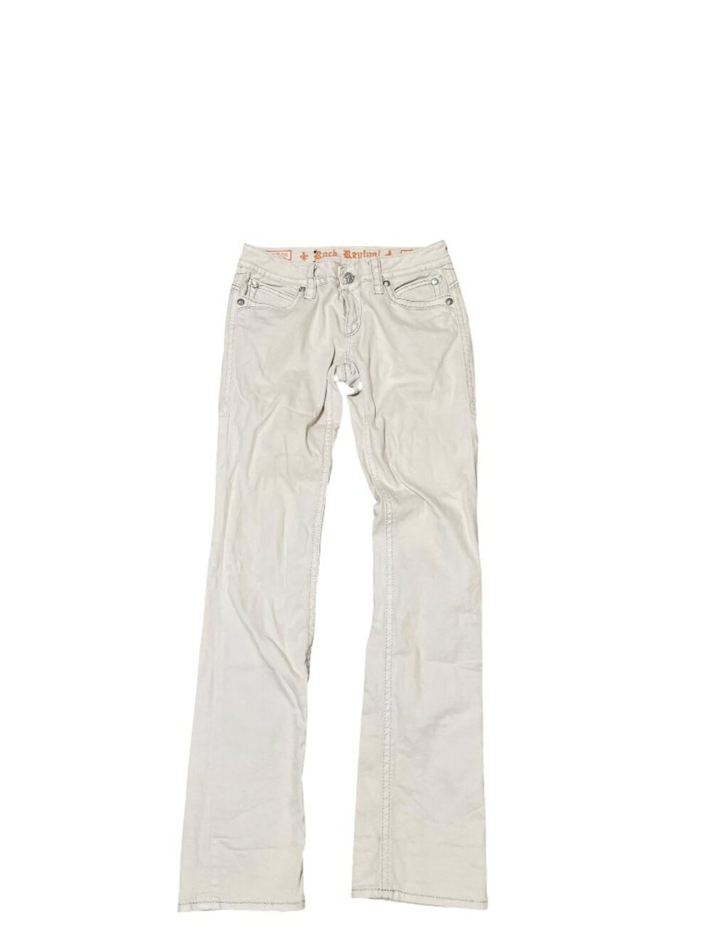 Rock Revival Johanna Straight Model RJ8250T14 Denim Jeans Bling Women's Sz 28